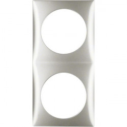 Double frame for the Berker Integro system, CHROM CHROMED POLISHED