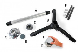 Fiamma table leg, 70 cm - Img 2