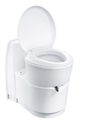 Fixed WC Thetford C223-CS with external cistern outlet, surface mounted
