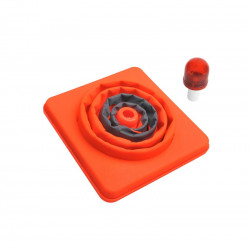 Foldable LED traffic signalling cone, 41 cm, made of durable waterproof material - Img 3