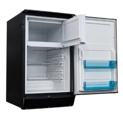 Freucamp BCD76L built-in fridge, 68 litres, with 12/24V compressor, for installation in a camper van, 73 x 43 x 54 cm