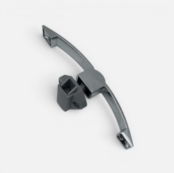 Furniture handles with built-in lock, 160 mm - Img 3