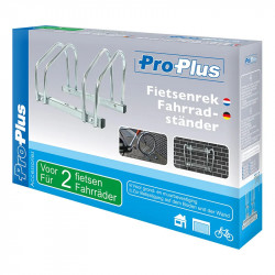 Galvanised steel outdoor bicycle rack, 2 places - Img 7