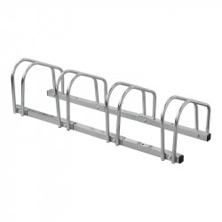 Galvanised steel outdoor bicycle rack, 4 places - Img 3