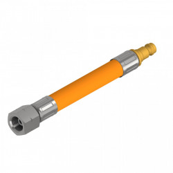 Gas hose with quick coupling: 1/4 left-hand thread and quick coupling mother connector, 150 cm - Img 2