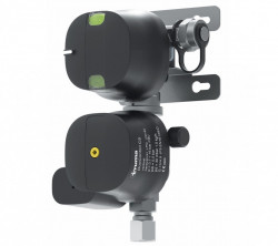 Gas regulator for 2 cylinders "DuoControl CS" for vertical installation 30mbar
