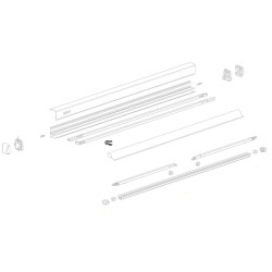 Ghidaje braț telescopic Thule pentru Omnistor 3200, 3 bucăți (1500603526)