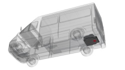 Grey water tank 90l for Ford Transit manufactured since 2015, installation under the car - Img 3