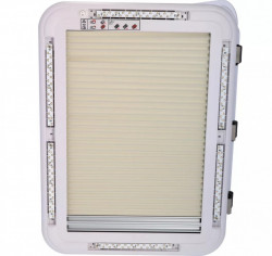 Hatch 50 x 70 cm. transparent cover, LED lighting, mosquito net and blind - Img 3