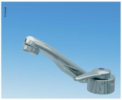 Hot/cold water coil "Florenz", pipe 145 mm, mounting hole ∅ 33mm