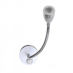 LED lamp with flexible neck for caravan interior, 120 lm, 1.7W