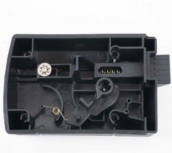 Lock "Kubus" without cylinder and key, 140 x 80, white - Img 3