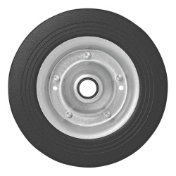 Protap wheel, metal rim 200 x 50 mm, solid rubber - Img 3