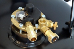 Rezervor GPL reincarcabil din otel cu multivalva si indicator umplere, 15l , inaltime 385 mm - Img 9