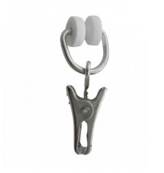 Ring with roller and curtain clip (10pcs)