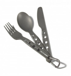 Sea To Summit Alphaset Cutlery camping cutlery in anodised aluminium