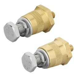 Set borne alama cu surub pentru bateriile LiFePO4, surub M6 - Img 3