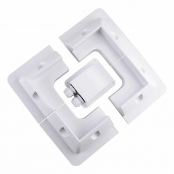 Set of 5 pieces for mounting a photovoltaic panel on a caravan / container
