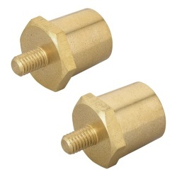Set of brass terminals for LiFePO4 batteries, M6 screw