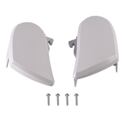 Set of left / right caps for Thule Omnistor 6300, SILVER