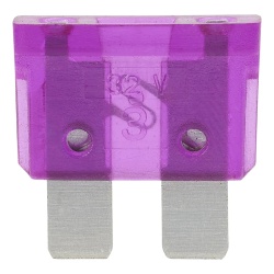 Sigurante 12V MINI, 6 buc, VIOLET, 3A - Img 3