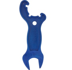 Spanner for German-style gas pressure regulator and connecting hose