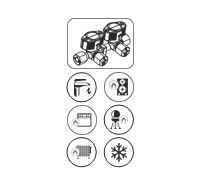 Sticker labels for gas taps