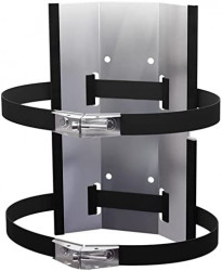 Support for anchoring cylinders Ø 300mm in the garage of caravans or motorhomes