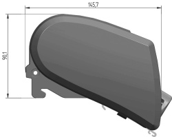 Thule Omnistor 6300 roof marker, box SILVER - Img 3