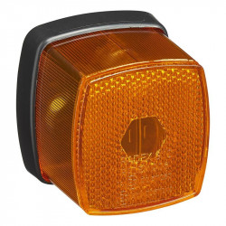 Trailer clearance lamp, side position (orange) with reflector, 66 x 62 mm, Radex 906 - Img 2