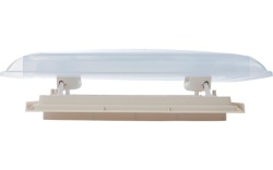 Trapa 40 x 40 MPK "4600K" capac semitransparent, deschidere pe toate laturile, jaluzea si plasa de tantari retractabile - Img 2