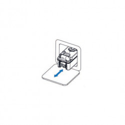 WC fix Carbest cu golire la exterior si usa de serviciu inclusa, montaj aplicat - Img 3