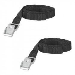 200 cm strong webbing with metal buckle (2 pcs)