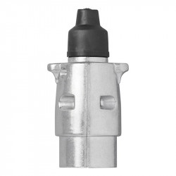 7-pin metal stecher for caravan or trailer plugs with cable mount, 12V - Img 4