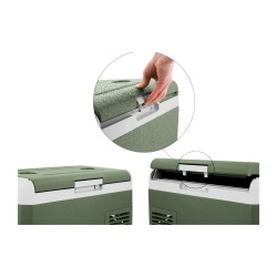 75-litre car fridge, with compressor and cooling/freezing function, 12/24/230V, dual-zone (two compartments) - Img 3