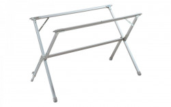 Aluminium folding table with rolling table top (115 x 78.5 cm) - Img 3