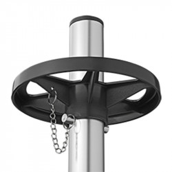 Aluminium Metal 4-Wheel Storage Rack, Rims with Car Tyres, Capacity 100kg - Img 4