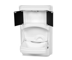 "Antibes" foldable sink with cabinet and mirror - Img 3