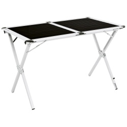 Aspen aluminium folding table with rolling table top 110 x 70 cm
