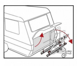 Bicycle carrier for Fiamma XL A caravan carrier - Img 2