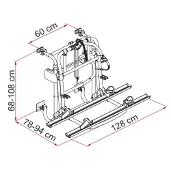 Bike carrier Fiamma Carry-Bike LIFT 77 for motorhomes - Img 4