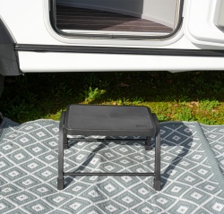 Blackline metal ladder for caravans, maximum load 150 kg, height 25 cm - Img 3