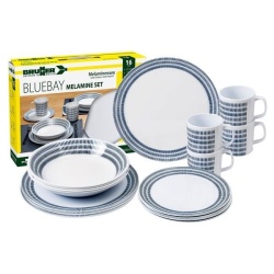 Bluebay melamine crockery set (16 pieces) - Img 3