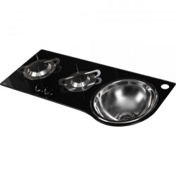 Built-in sink cooker PV1364 with 2 ring hob