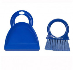 Camping set with a camping dustpan and broom