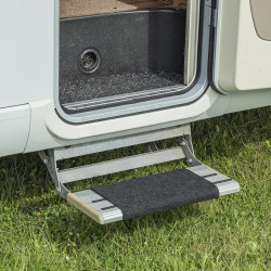 Car mat for caravan staircase, 44.5 x 37.5 cm