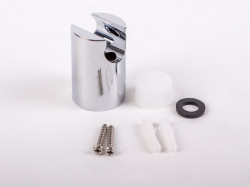 Chrome-plated shower head with wall bracket and hose 1,5 m - Img 3