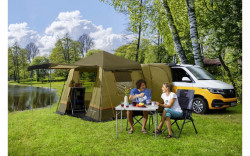 "Cilento ECO" tent for minibus, SUV, 330 cm x 335 cm, installation height 180 - 210 cm