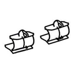 Clips picior de sprijin pentru profilul frontal Thule Omnistor 4900/4200 (1500602234)