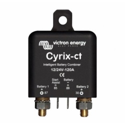 Combination relay Victron Cyrix-ct 12/24 V 120A for managing 2 batteries